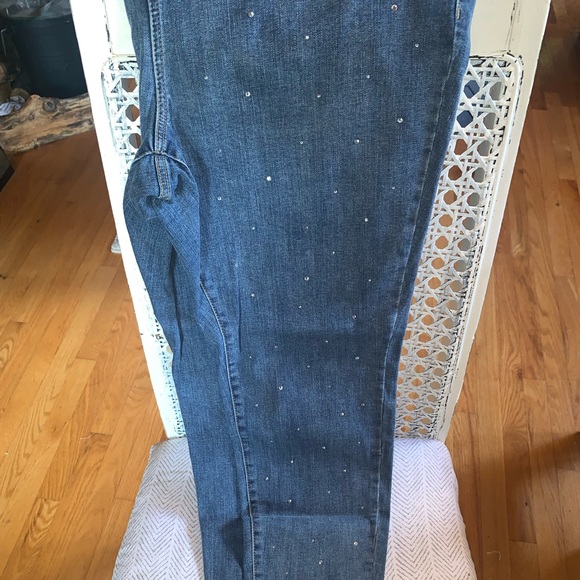 NWT Sparkle Jeggings Lane Bryant jeans NEW 24 - Picture 2 of 12